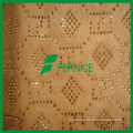 Several container exported 100% polyester diamond suede bonded fabric for shoes